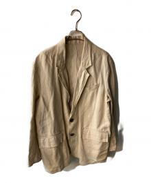 MAINU（マイヌ）の古着「リネンテーラードジャケット」｜ベージュ