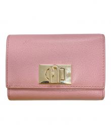 FURLA（フルラ）の古着「3つ折り財布」｜ピンク
