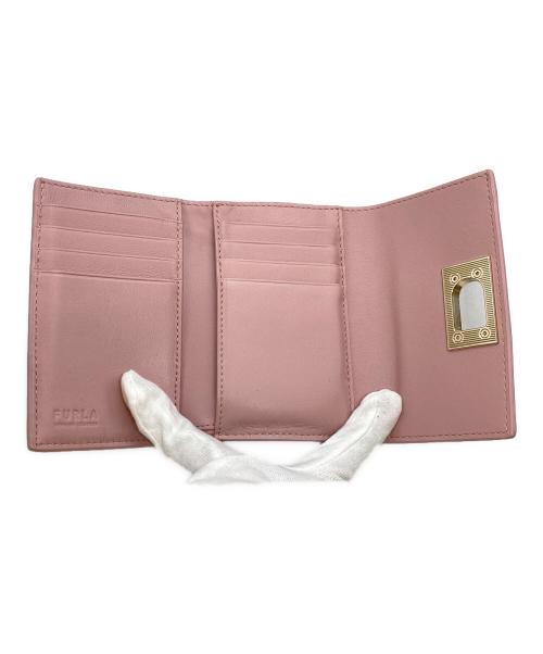 FURLA（フルラ）FURLA (フルラ) 3つ折り財布 ピンクの古着・服飾アイテム