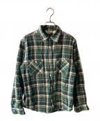FIVE BROTHERファイブブラザー）の古着「チェックシャツ」｜グリーン