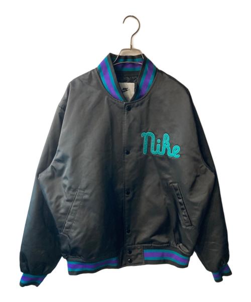 NIKE（ナイキ）NIKE (ナイキ) Dugout Loose Satin Jacket ブラック サイズ:XLの古着・服飾アイテム