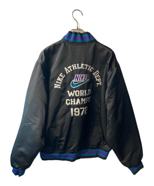 NIKE（ナイキ）NIKE (ナイキ) Dugout Loose Satin Jacket ブラック サイズ:XLの古着・服飾アイテム