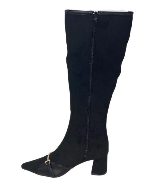 HER LIP TO（ハーリップトゥ）Her lip to (ハーリップトゥ) Cambon Long Boots ブラック サイズ:38の古着・服飾アイテム