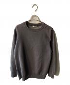 SLOANEスローン）の古着「12Gダブルフェイス天竺クルーネックニット」｜レッド