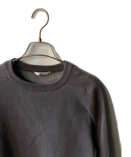 SLOANE（スローン）SLOANE (スローン) 12Gダブルフェイス天竺クルーネックニット レッド サイズ:Lの古着・服飾アイテム