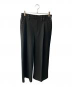 ANDERHUNKアンダーハンク）の古着「スタッズデザインバギースラックス」｜ブラック