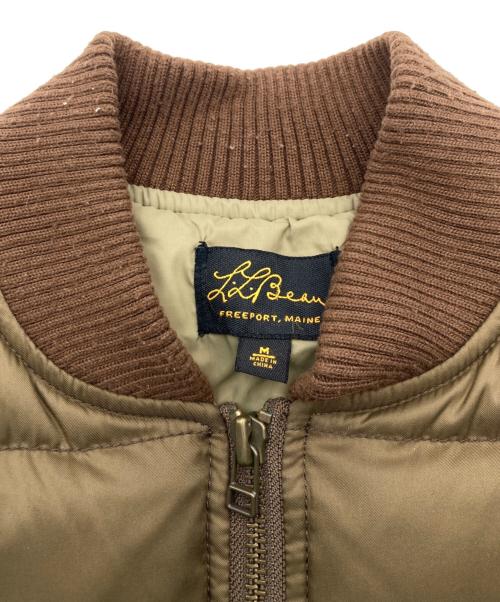L.L.Bean（エルエルビーン）L.L.Bean (エルエルビーン) ダウンベスト ブラウン サイズ:Mの古着・服飾アイテム
