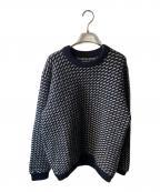 L.L.Beanエルエルビーン）の古着「80s バーズアイニット」｜ネイビー