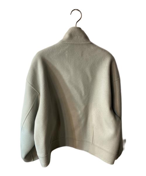 GALERIE VIE（ギャルリーヴィー）GALERIE VIE (ギャルリーヴィー) ウールダブルフェイス ハイネックブルゾン スカイブルー サイズ:FREEの古着・服飾アイテム