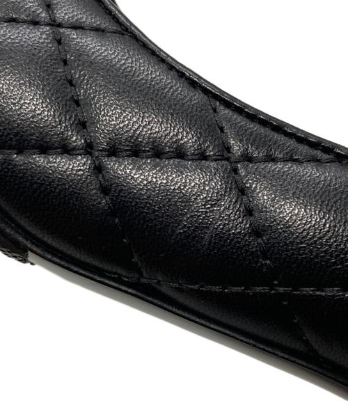 CHANEL（シャネル）CHANEL (シャネル) ココマーク マトラッセレザーパンプス ブラック サイズ:36Cの古着・服飾アイテム