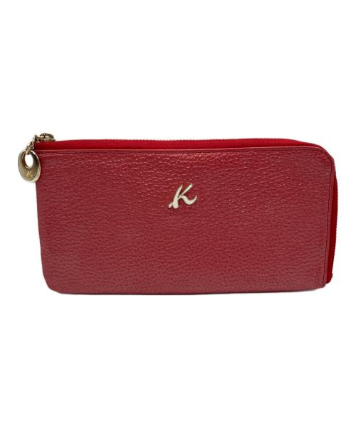 KITAMURA2（キタムラツウ）KITAMURA2 (キタムラツウ) 長財布 レッドの古着・服飾アイテム