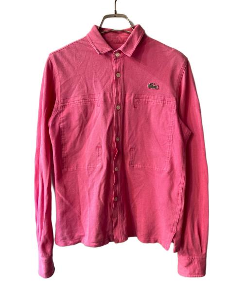 COMME des GARCONS JUNYA WATANABE MAN（コムデギャルソンジュンヤワタナベマン）COMME des GARCONS JUNYA WATANABE MAN (コム デ ギャルソン ジュンヤ ワタナベ マン) LACOSTE (ラコステ) シャツ ピンク サイズ:SSの古着・服飾アイテム