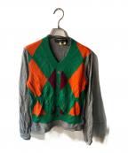 COMME des GARCONSコムデギャルソン）の古着「アーガイルウールニット」｜グレー