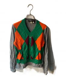 COMME des GARCONS（コムデギャルソン）の古着「アーガイルウールニット」｜グレー