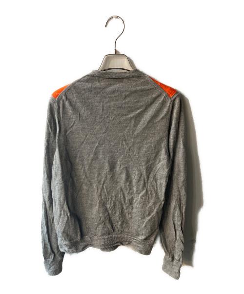COMME des GARCONS（コムデギャルソン）COMME des GARCONS (コムデギャルソン) アーガイルウールニット グレー サイズ:Sの古着・服飾アイテム