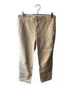 MARGARET HOWELLマーガレットハウエル）の古着「トラウザーパンツ」｜ベージュ