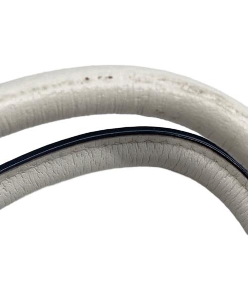 Kate Spade（ケイトスペード）Kate Spade (ケイトスペード) 2WAYバッグ ホワイト×グレーの古着・服飾アイテム