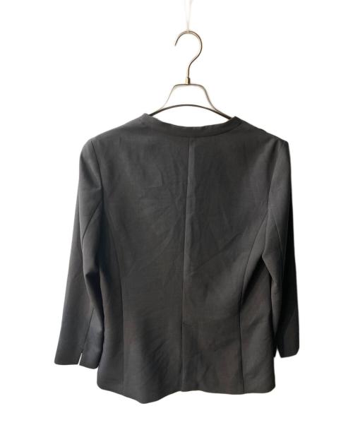 green label relaxing（グリーンレーベルリラクシング）green label relaxing (グリーンレーベルリラクシング) エアシカルノーラペルジャケット グレー サイズ:40の古着・服飾アイテム