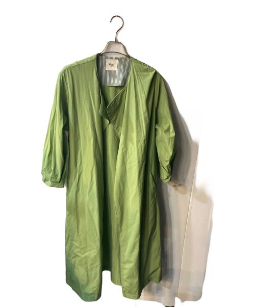 ear PAPILLONNER（イアパピヨネ）ear PAPILLONNER (イアパピヨネ) スプリングコート 黄緑 サイズ:FREEの古着・服飾アイテム