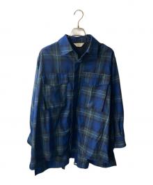 jieda（ジエダ）の古着「TERTAN CHECK PARACHUTE SHIRT」｜ブルー
