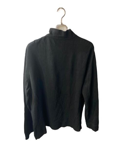 POLO RALPH LAUREN（ポロ・ラルフローレン）POLO RALPH LAUREN (ポロ・ラルフローレン) ハーフジップスウェット ブラック サイズ:XLの古着・服飾アイテム