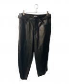 sabyサバイ）の古着「21AW Super Big Pants Washable Lamb Touch」｜ブラック