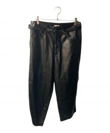 saby（サバイ）の古着「21AW Super Big Pants Washable Lamb Touch」｜ブラック