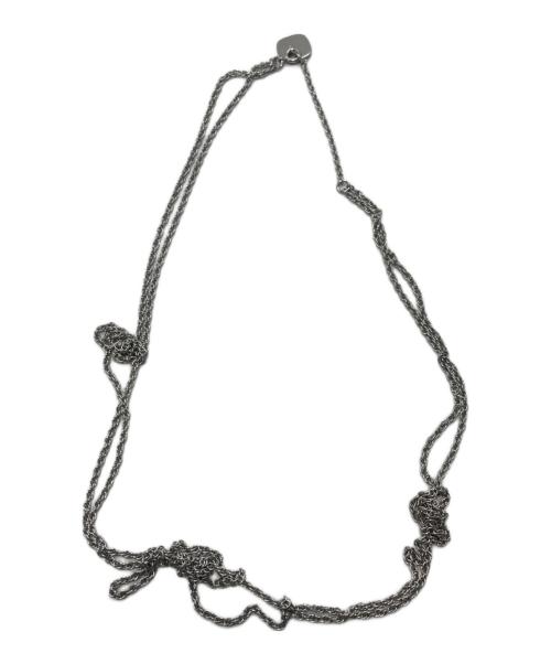 beautiful people（ビューティフルピープル）beautiful people (ビューティフルピープル) 絡まりっぱなしネックレス シルバーの古着・服飾アイテム