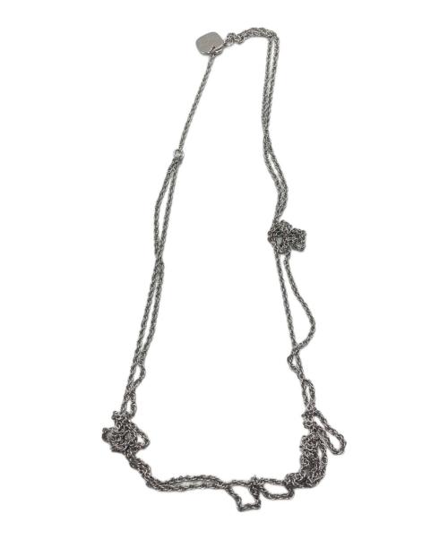 beautiful people（ビューティフルピープル）beautiful people (ビューティフルピープル) 絡まりっぱなしネックレス シルバーの古着・服飾アイテム