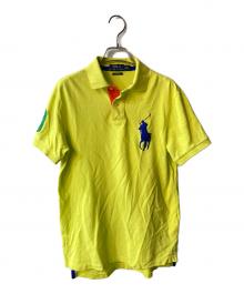 POLO RALPH LAUREN（ポロ・ラルフローレン）の古着「ビッグポニーポロシャツ」｜黄緑