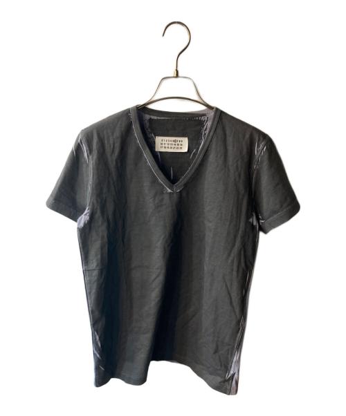 Maison Margiela（メゾンマルジェラ）Maison Margiela (メゾンマルジェラ) オリゾンティタグ 脱色加工 カットソー グレー サイズ:Ｍの古着・服飾アイテム