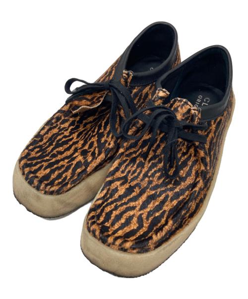 CLARKS（クラークス）CLARKS (クラークス) WALLABEE CUP TORTOISE SHELL シューズ ブラウン サイズ:26.5㎝の古着・服飾アイテム