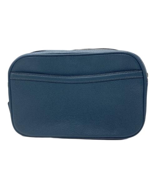 COACH（コーチ）COACH (コーチ) ロゴ ショルダーバッグ カーフ ネイビーの古着・服飾アイテム