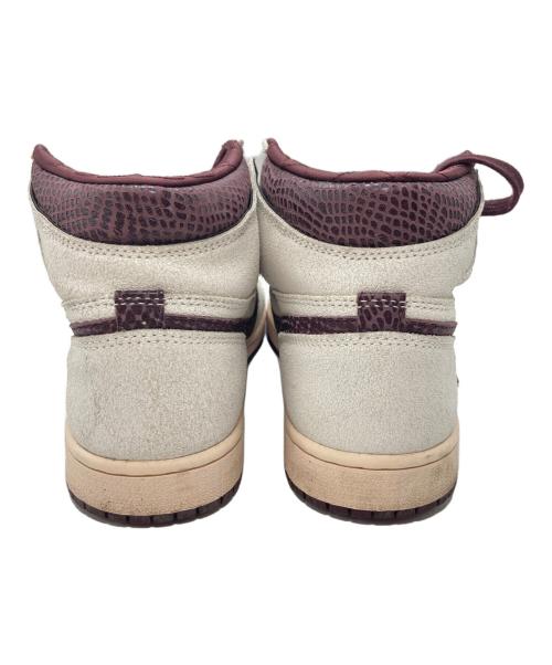 NIKE（ナイキ）NIKE (ナイキ) A MA MANIERE (ア・マ・マニエール) Air Jordan 1 Retro High OG Sail and Burgundy サイズ:26.5㎝の古着・服飾アイテム