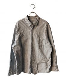 STEVEN ALAN（スティーブンアラン）の古着「SLOW OX CHECK REVERSE SEAM SHIRT」｜ネイビー