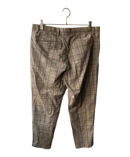 PS Paul Smith（ＰＳポールスミス）PS Paul Smith (ＰＳポールスミス) チェックパンツ ブラウン サイズ:XXLの古着・服飾アイテム