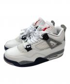 NIKEナイキ）の古着「AIR JORDAN 4 RETRO」｜ホワイト