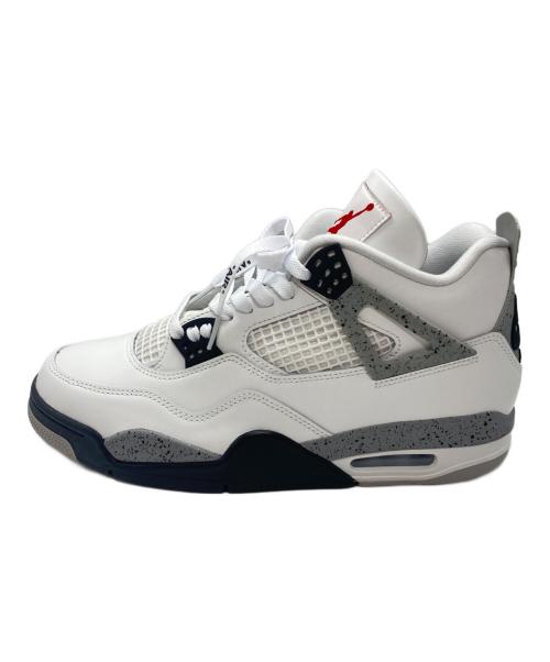 NIKE（ナイキ）NIKE (ナイキ) AIR JORDAN 4 RETRO ホワイト サイズ:28.5㎝の古着・服飾アイテム
