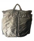 PORTERポーター）の古着「2WAYヘルメットバッグ」｜シルバーグレー