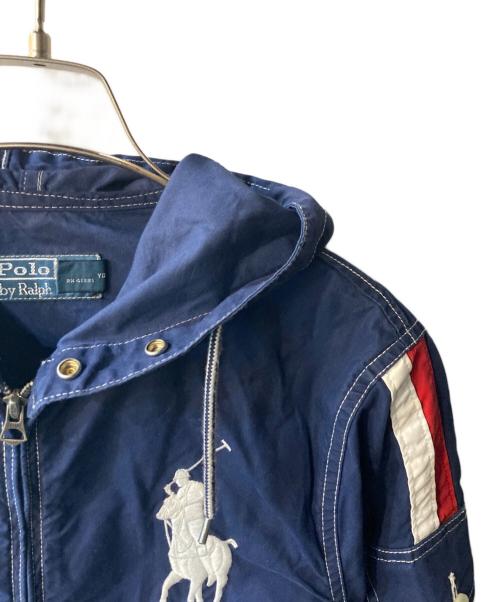 POLO RALPH LAUREN（ポロ・ラルフローレン）POLO RALPH LAUREN (ポロ・ラルフローレン) ビッグポニージップフーディー ネイビー サイズ:XSの古着・服飾アイテム