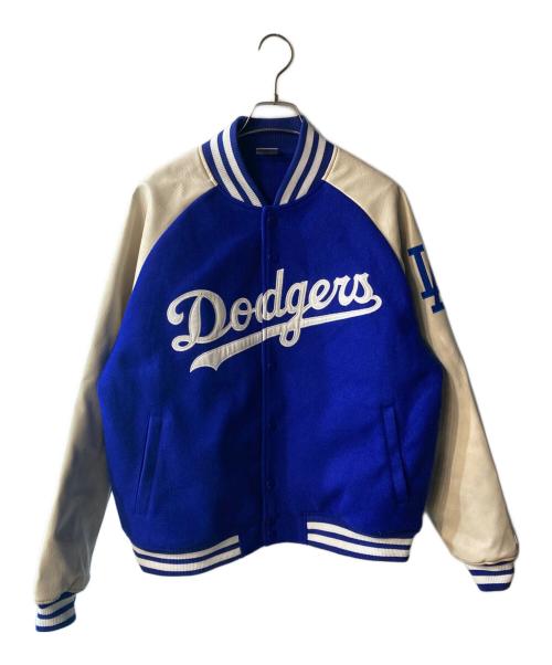 Fanatics（ファナティクス）Fanatics (ファナティクス) Los Angeles Dodgers PU MELTON JACKET ブルー サイズ:Ｍの古着・服飾アイテム