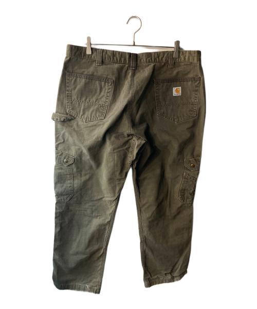 CarHartt（カーハート）CarHartt (カーハート) ダブルニーカーゴパンツ ブラウン サイズ:40×32の古着・服飾アイテム