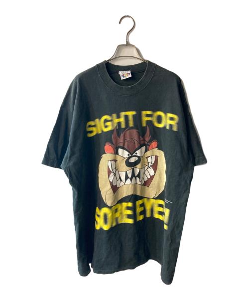 LOONEY TUNES（ルーニーチューンズ）LOONEY TUNES (ルーニーチューンズ) プリントTシャツ ブラック サイズ:FREEの古着・服飾アイテム