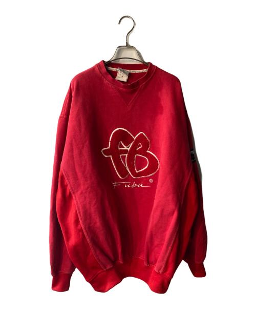 FUBU（フブ）FUBU (フブ) ロゴスウェット レッド サイズ:XLの古着・服飾アイテム