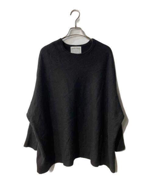 BEARDSLEY（ビアズリー）BEARDSLEY (ビアズリー) ビッグニットクルーショート ブラック サイズ:FREEの古着・服飾アイテム