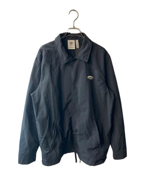 adidas（アディダス）adidas (アディダス) コーチジャケット ブラック サイズ:XOの古着・服飾アイテム