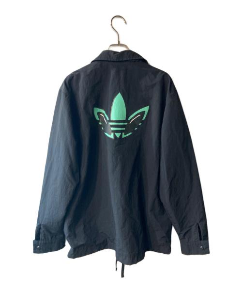 adidas（アディダス）adidas (アディダス) コーチジャケット ブラック サイズ:XOの古着・服飾アイテム