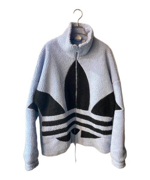adidas（アディダス）adidas (アディダス) ボアジャケット スカイブルー サイズ:XOの古着・服飾アイテム