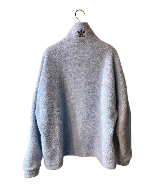 adidas（アディダス）adidas (アディダス) ボアジャケット スカイブルー サイズ:XOの古着・服飾アイテム