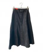 Prelovedプレラブド）の古着「デニムスカート」｜ブラック